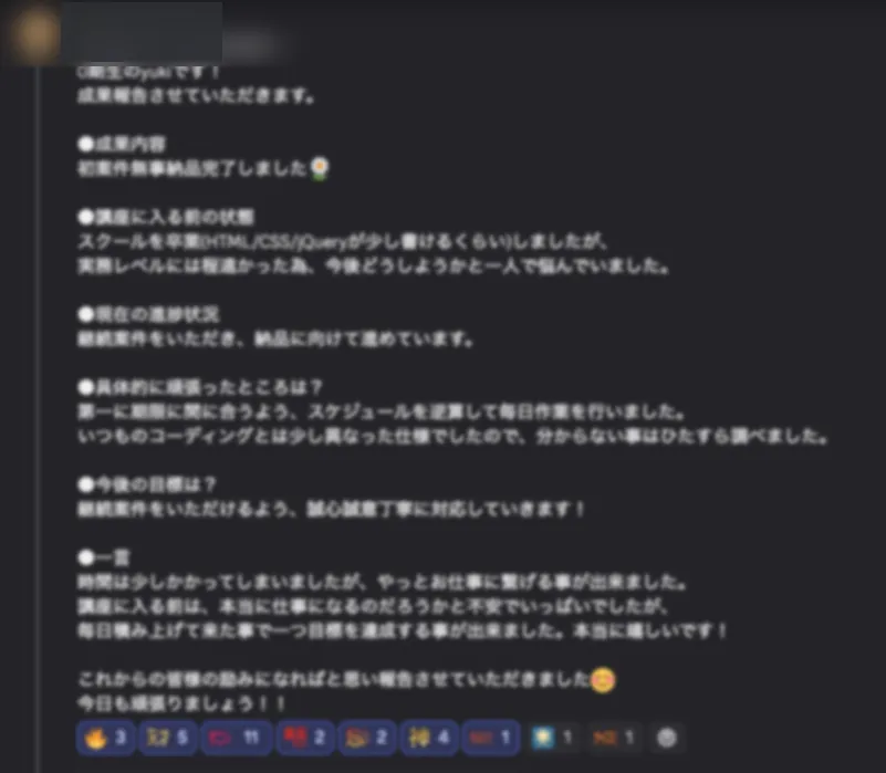 Y.Uさん の実績