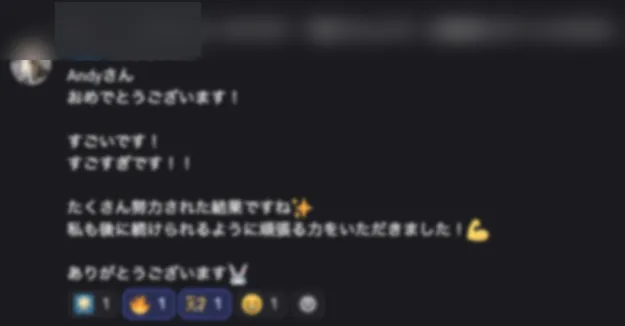 Y.Kさん の実績